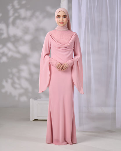 NAWHA DRESS (DUSTY PINK)