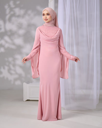 NAWHA DRESS (DUSTY PINK)