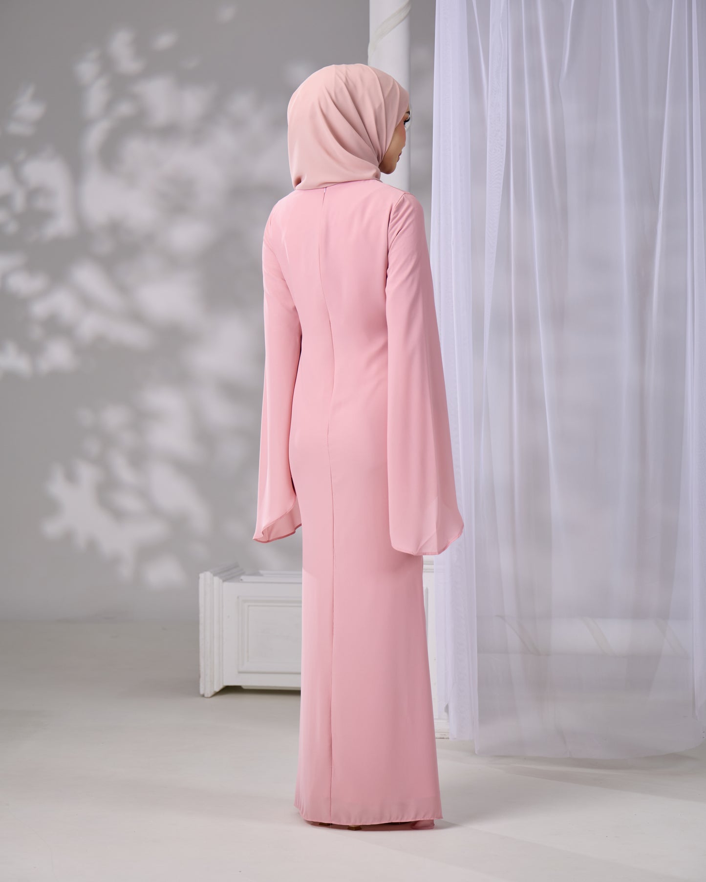 NAWHA DRESS (DUSTY PINK)