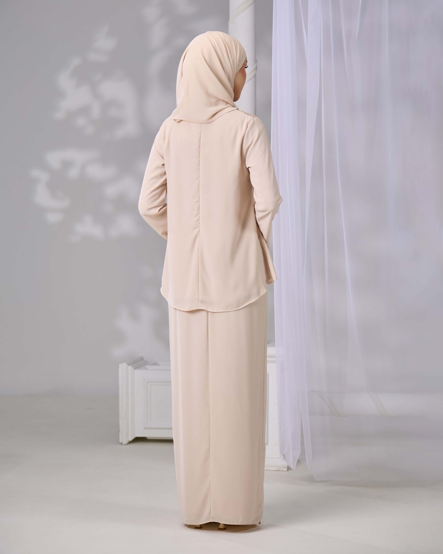 ELVARA MINI KURUNG (CHAMPAGNE)