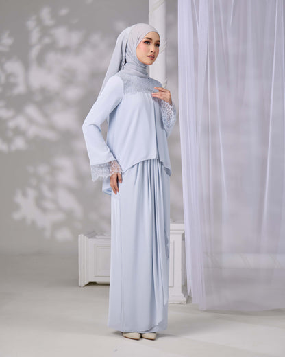 ELVARA MINI KURUNG (POWDER BLUE)