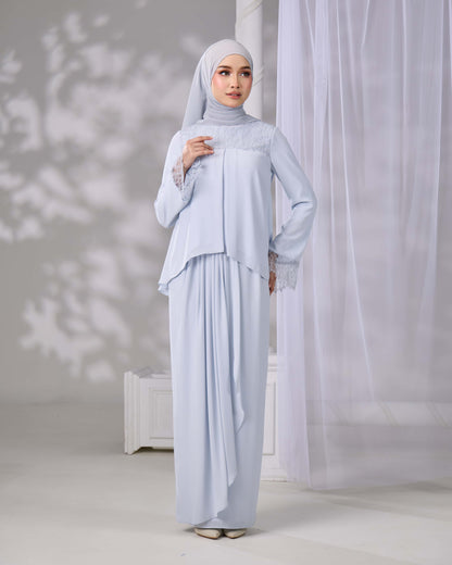 ELVARA MINI KURUNG (POWDER BLUE)