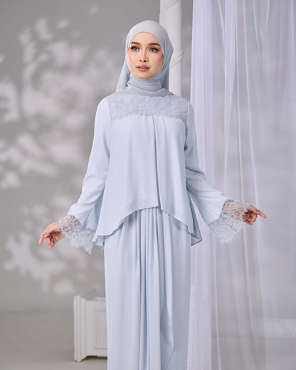 ELVARA MINI KURUNG (POWDER BLUE)