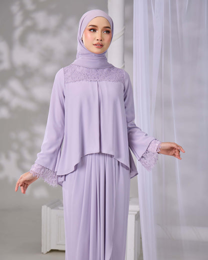 ELVARA MINI KURUNG (MAUVE)