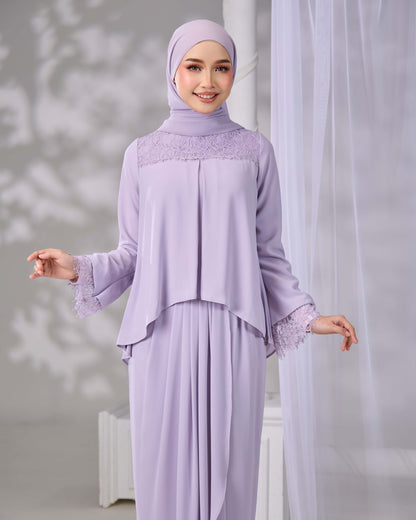 ELVARA MINI KURUNG (MAUVE)