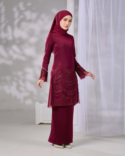 NELYA KURUNG (BURGUNDY)