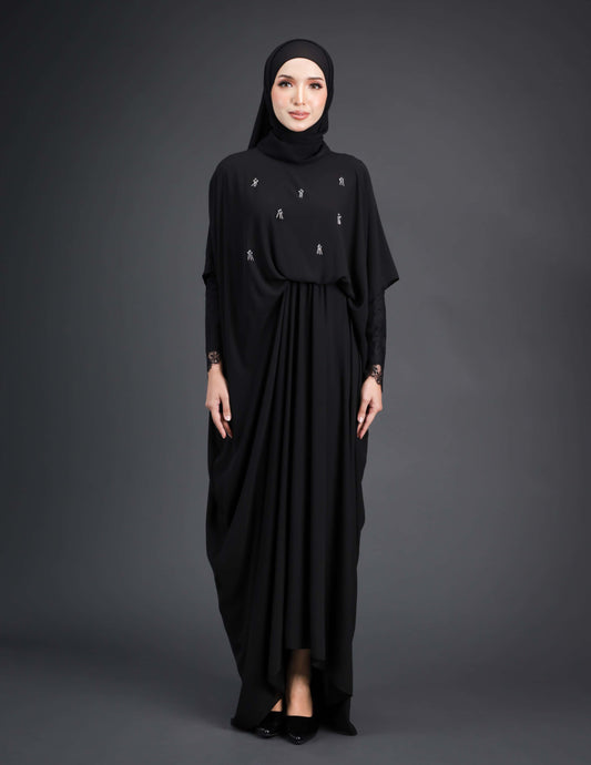 MINOR DEFECT SUMAYA ABAYA (BLACK)