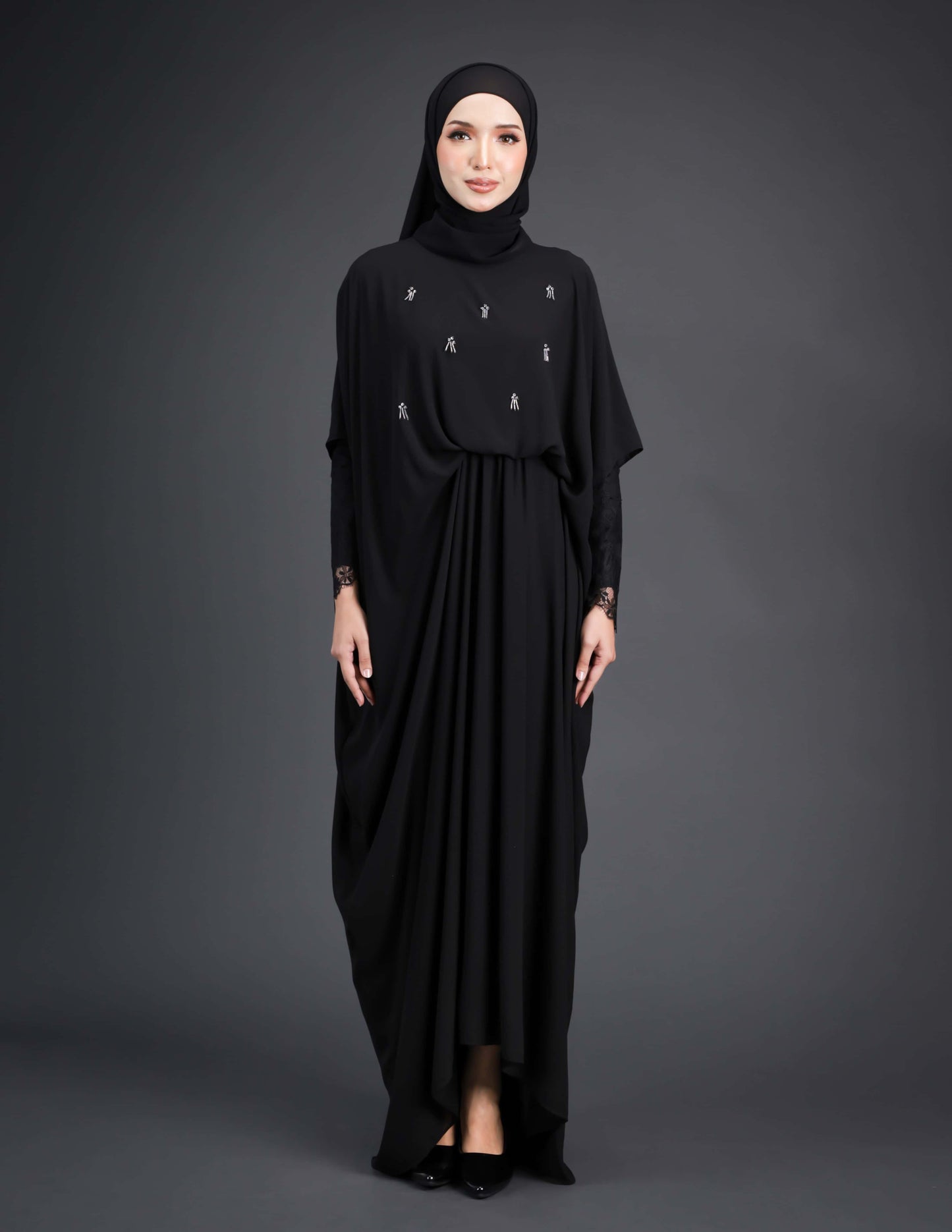 SUMAYA ABAYA (BLACK)