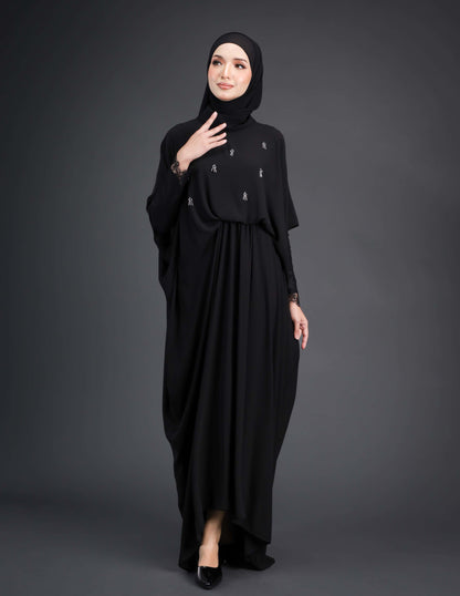 MINOR DEFECT SUMAYA ABAYA (BLACK)