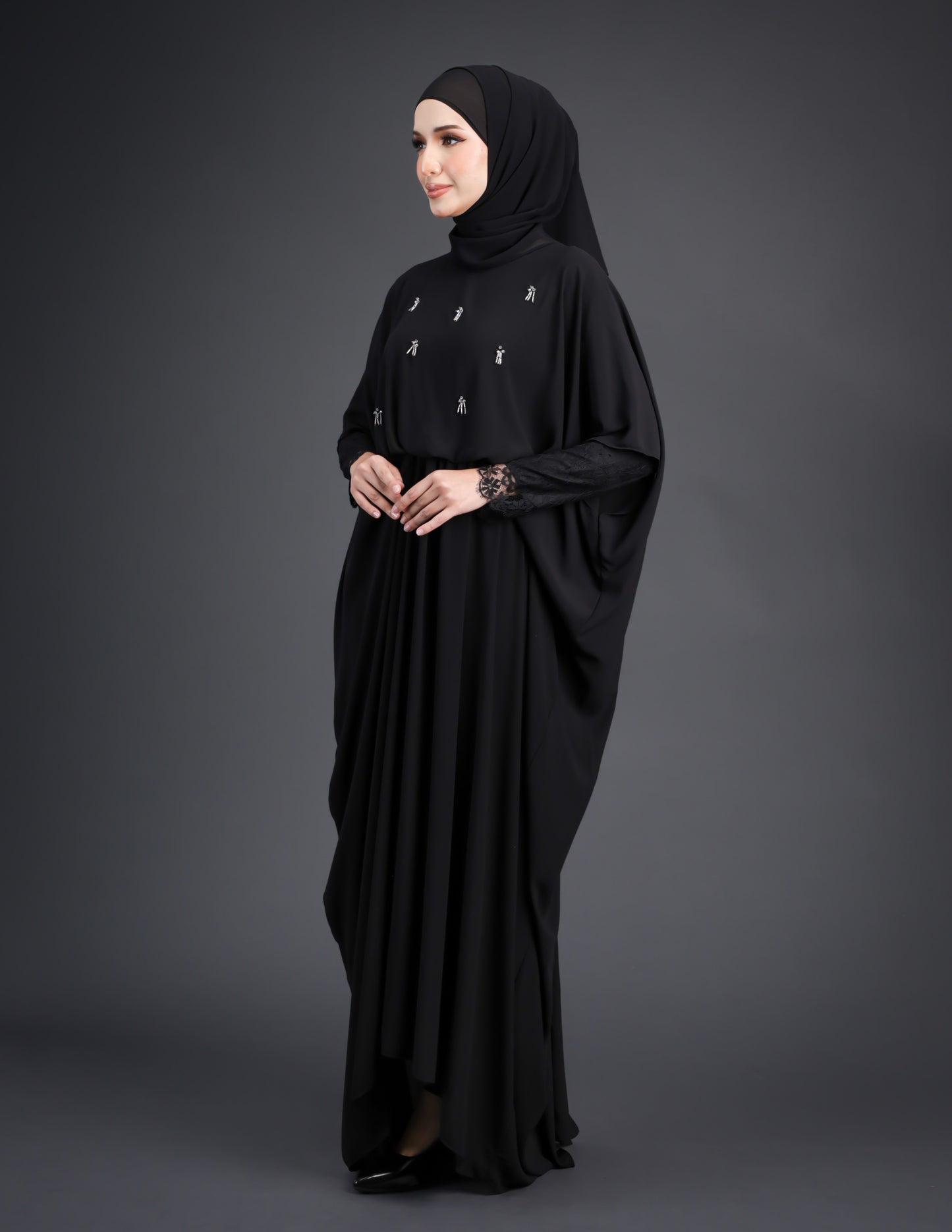 SUMAYA ABAYA (BLACK)