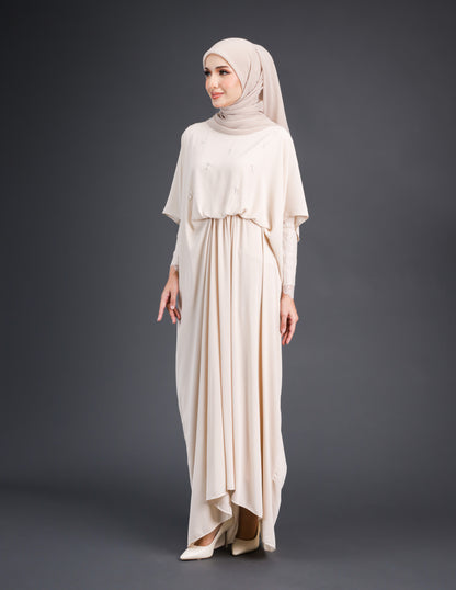 MINOR DEFECT SUMAYA ABAYA (CHAMPAGNE)