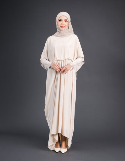 MINOR DEFECT SUMAYA ABAYA (CHAMPAGNE)