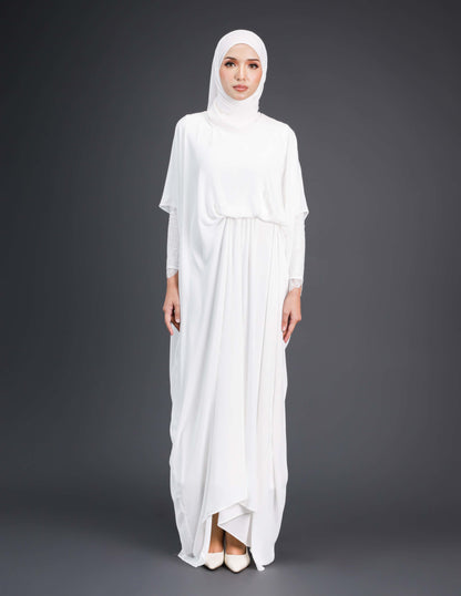 SUMAYA ABAYA (OFF WHITE)