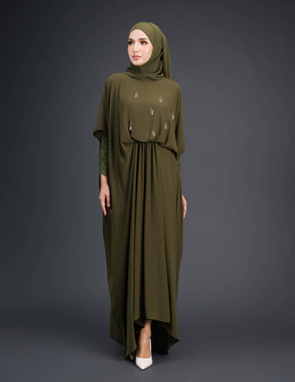 SUMAYA ABAYA (OLIVE)