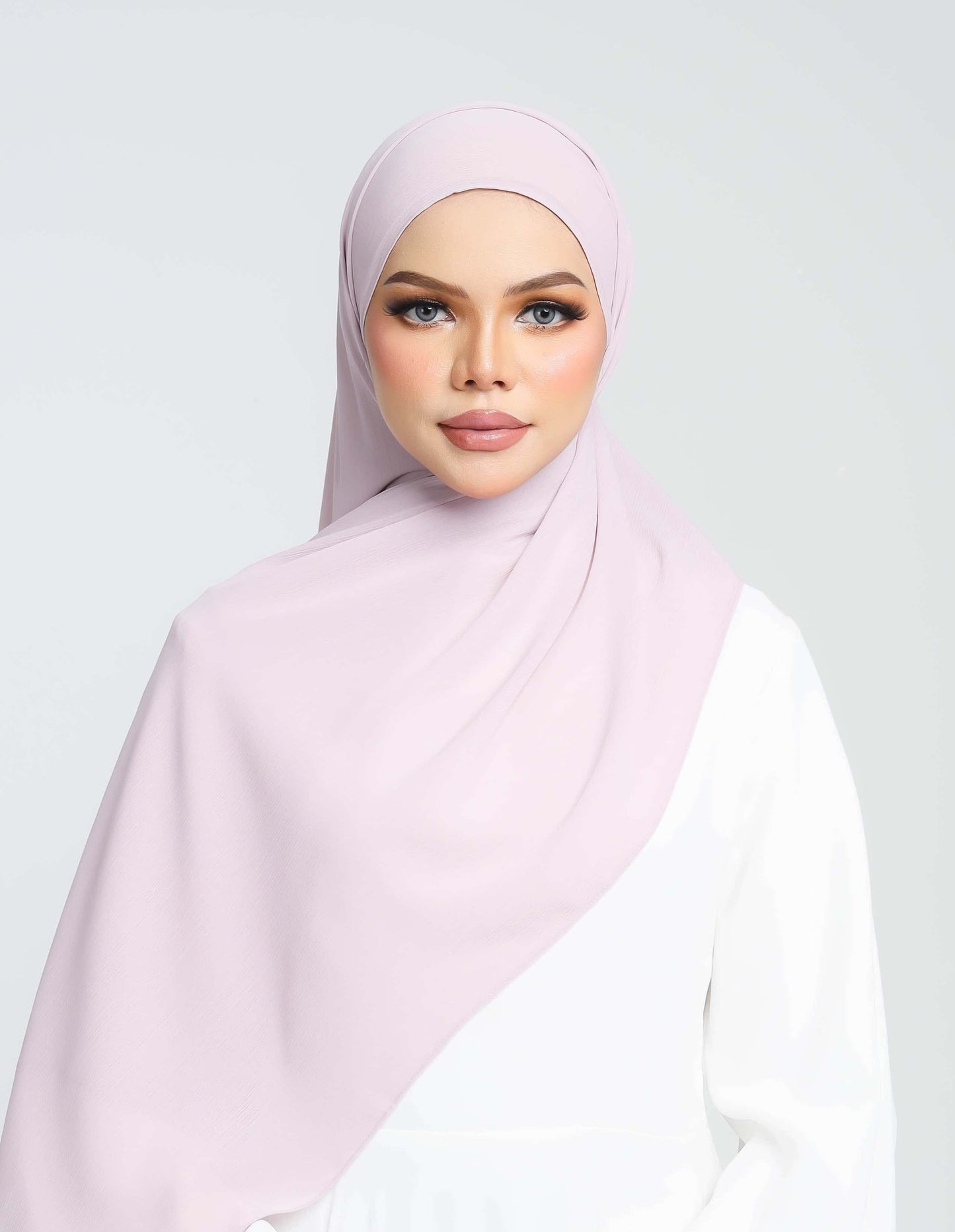 TEXTURE SHAWL (DUSTY PURPLE)