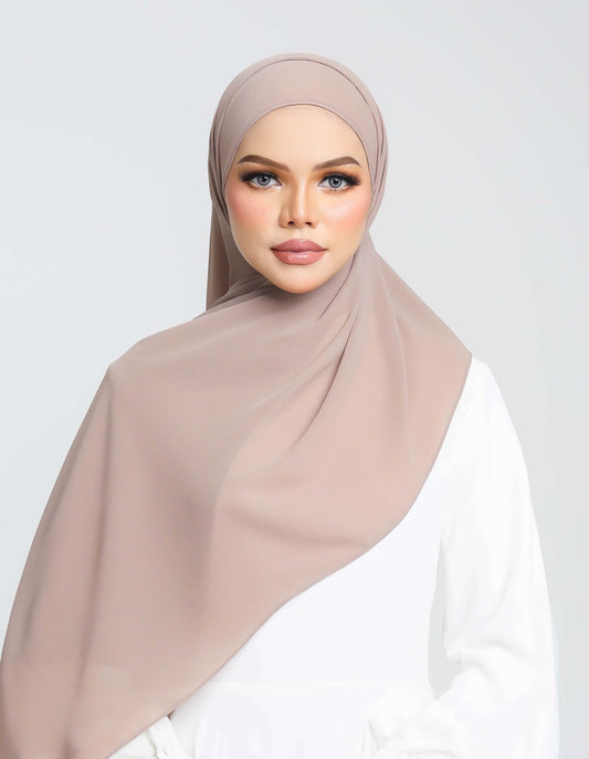 TEXTURE SHAWL (KHAKI)