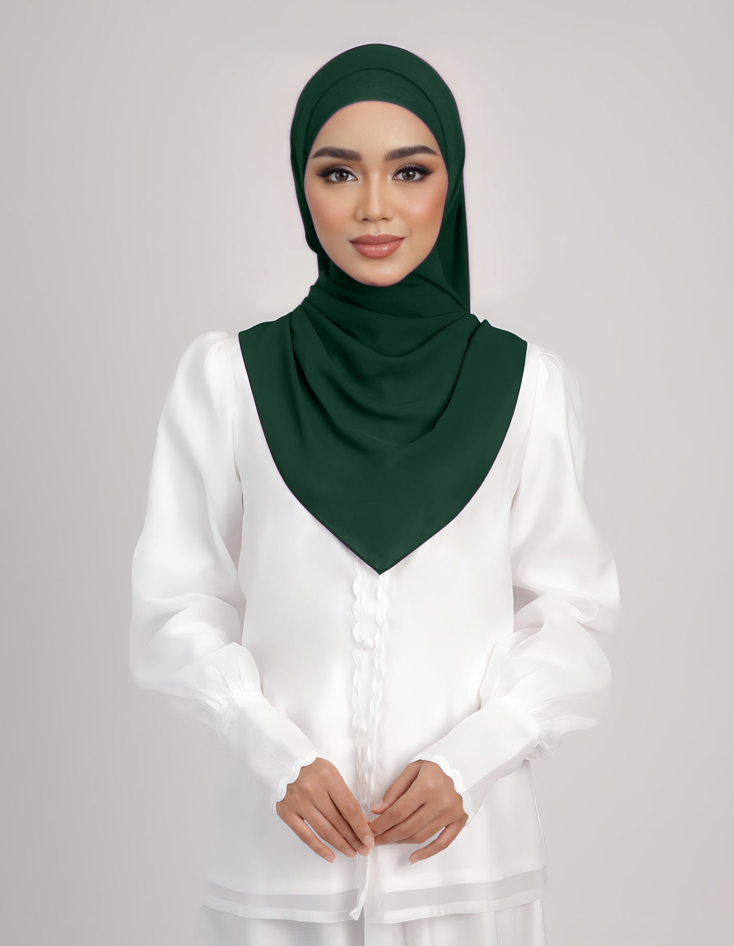 MINOR DEFECT THALIA SHAWL (EMERALD GREEN)