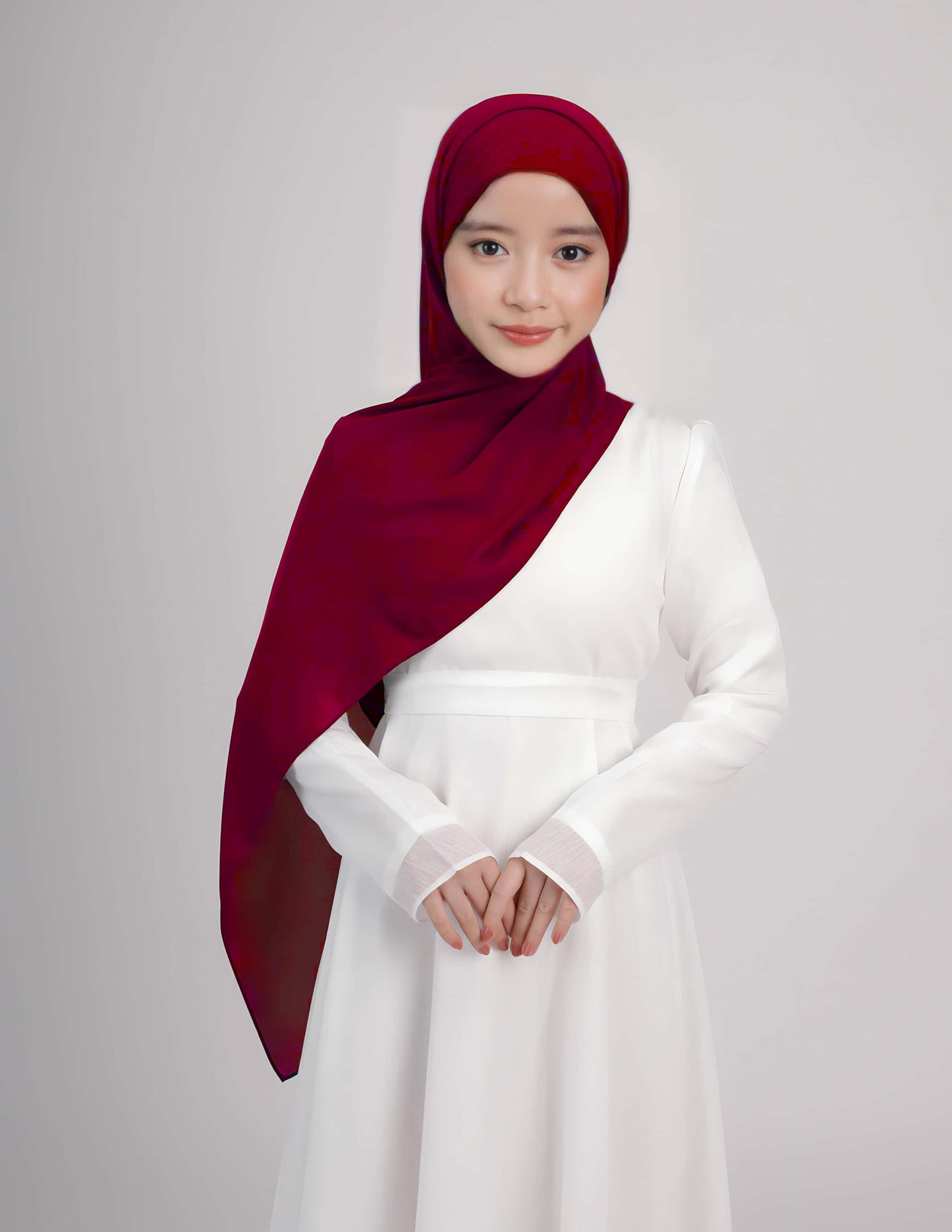 THALIA SHAWL KIDS (BURGUNDY)