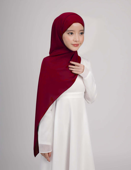 THALIA SHAWL KIDS (BURGUNDY)