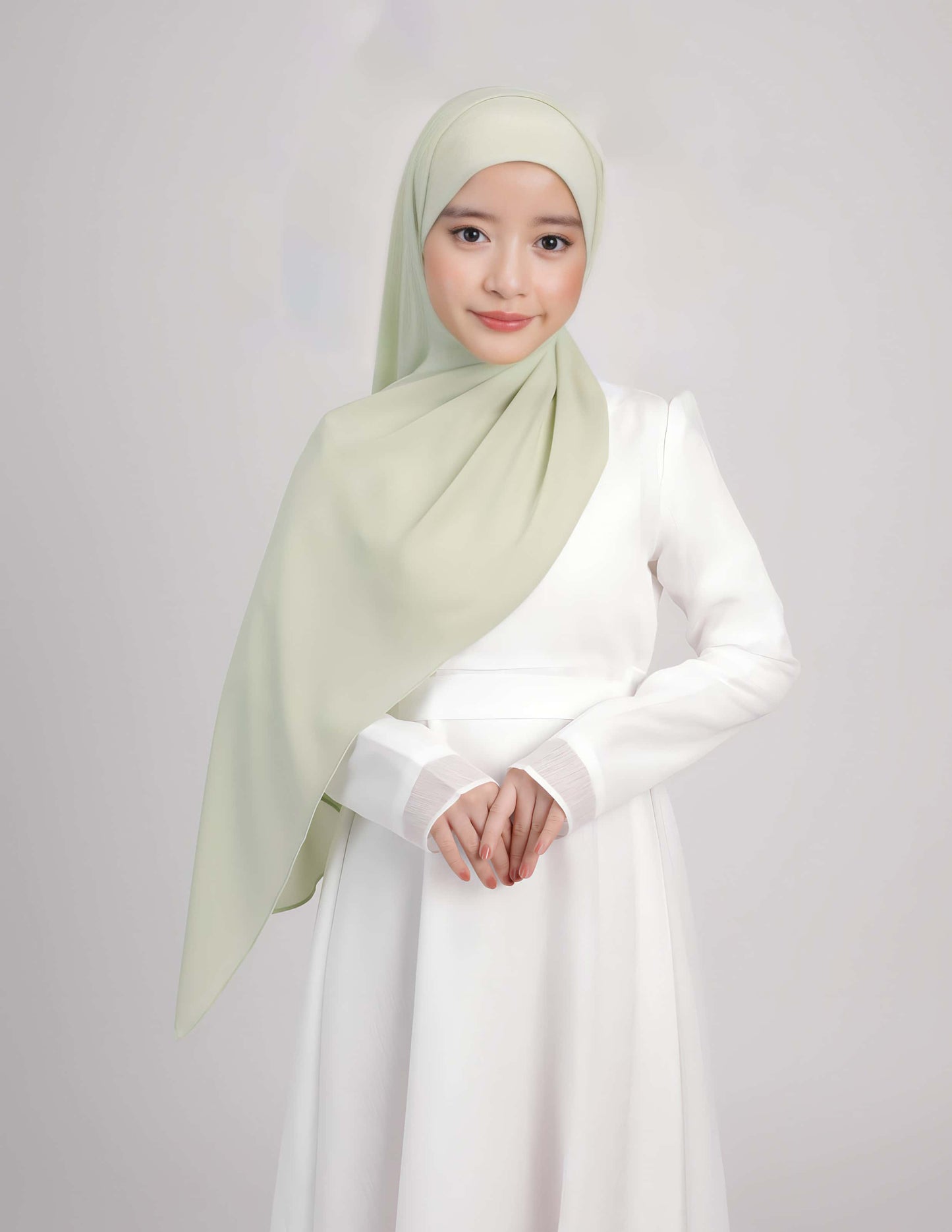 THALIA SHAWL KIDS (GREEN TEA)