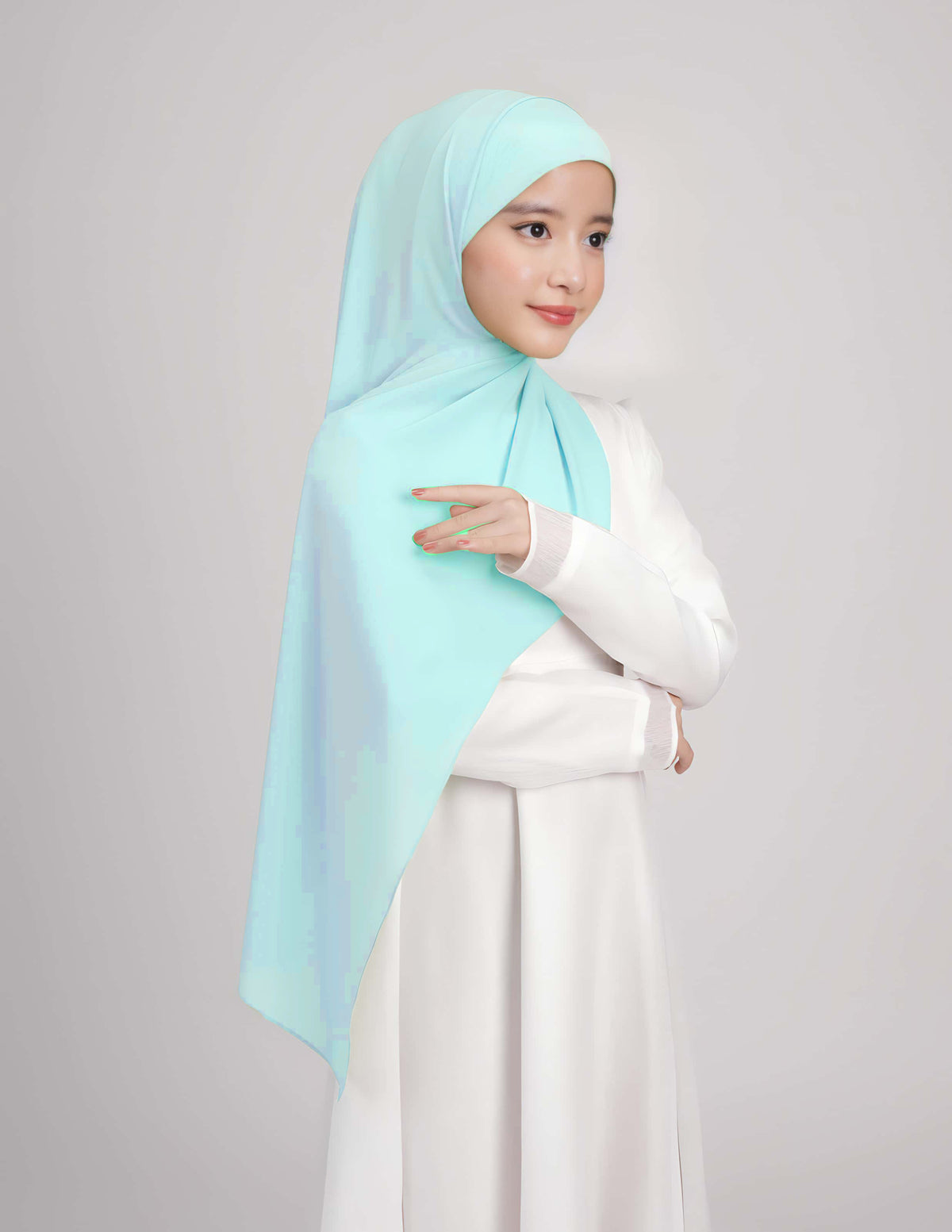 THALIA SHAWL KIDS (AQUA BLUE)