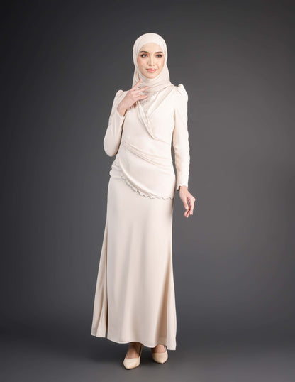 TIHANI DRESS (CHAMPAGNE)