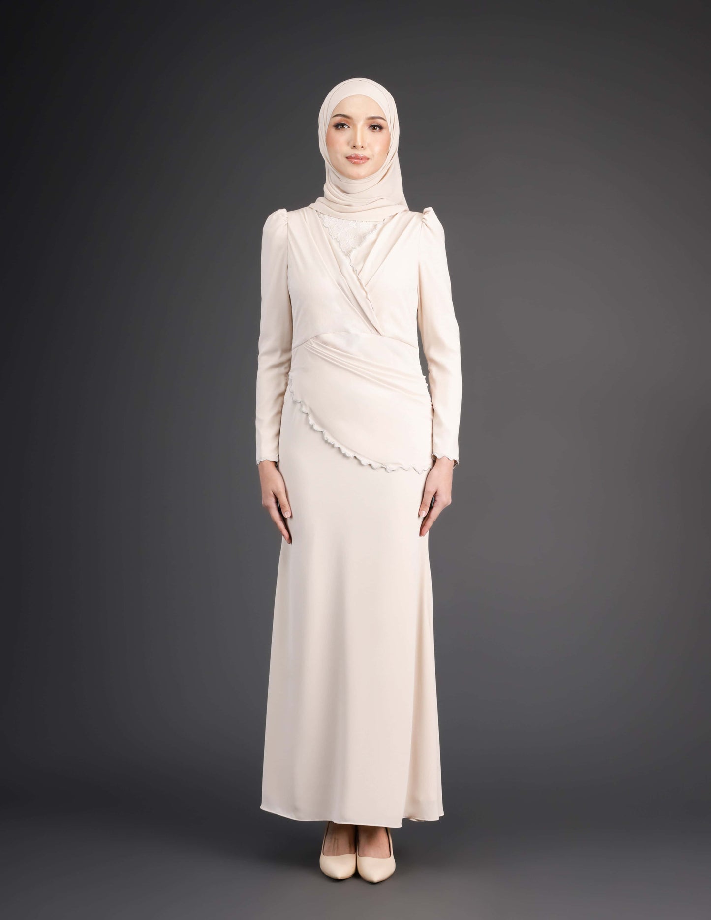 TIHANI DRESS (CHAMPAGNE)