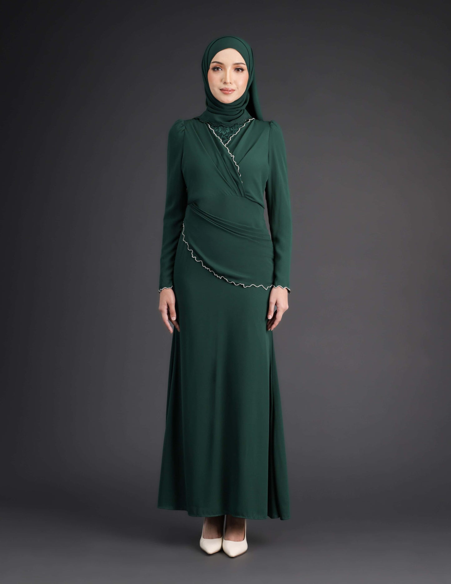 TIHANI DRESS (EMERALD GREEN)