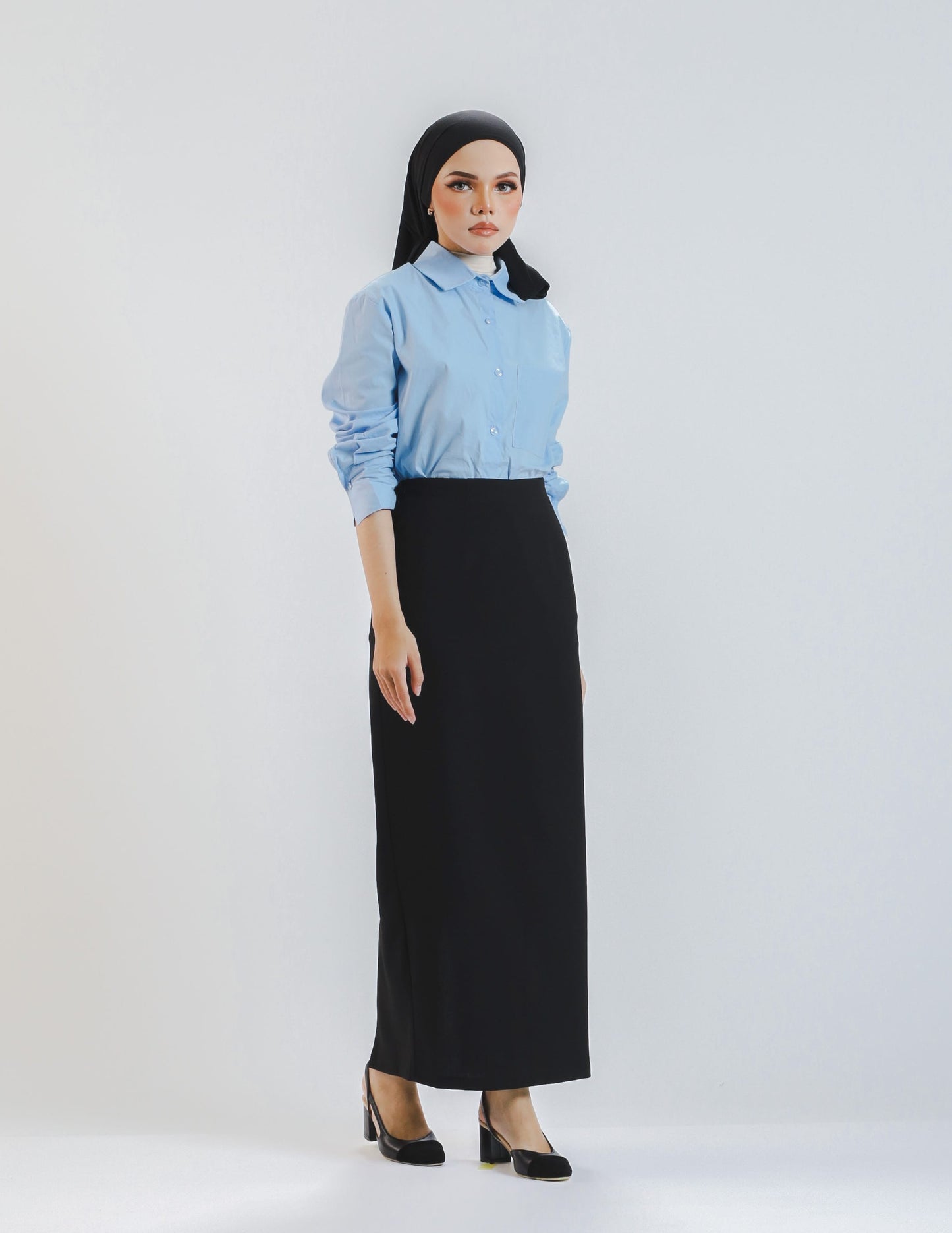 TRACY PENCIL SKIRT (BLACK)