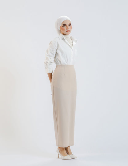 TRACY PENCIL SKIRT (NUDE)