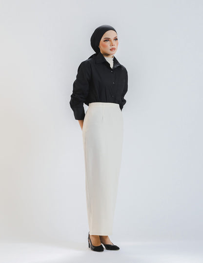 TRACY PENCIL SKIRT (WHITE)