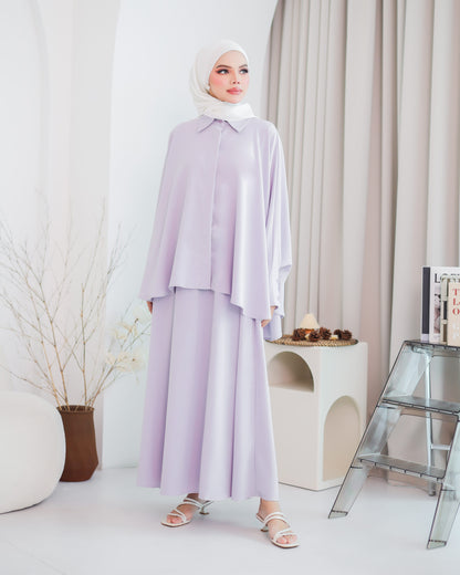 TRIANNA DRESS (DUSTY LILAC)