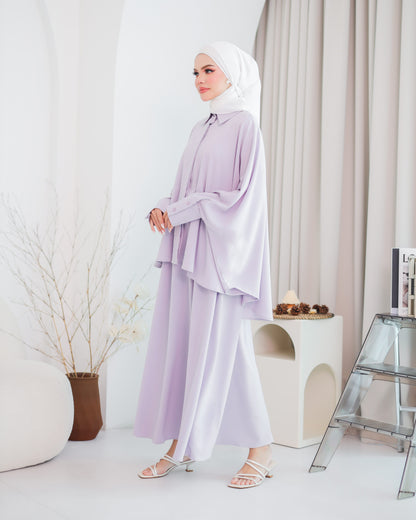 TRIANNA DRESS (DUSTY LILAC)