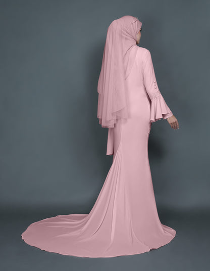 TRISYA DRESS (DUSTY PINK)