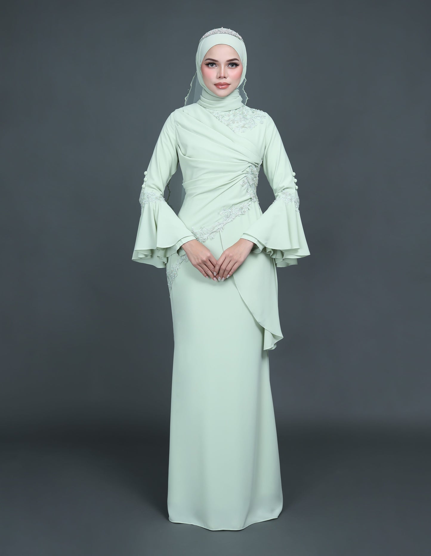 TRISYA DRESS (GREEN TEA)