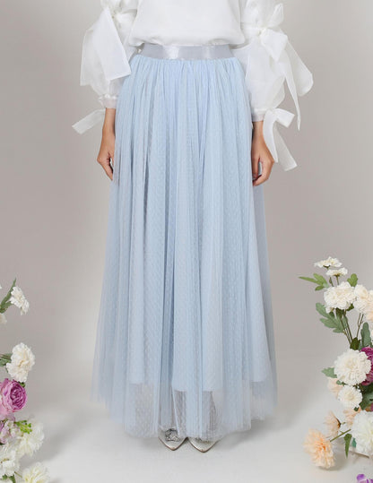 MINOR DEFECT TUTU DOT SKIRT (BABY BLUE)