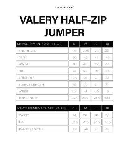 VALERY HALF-ZIP JUMPER (BLACK)