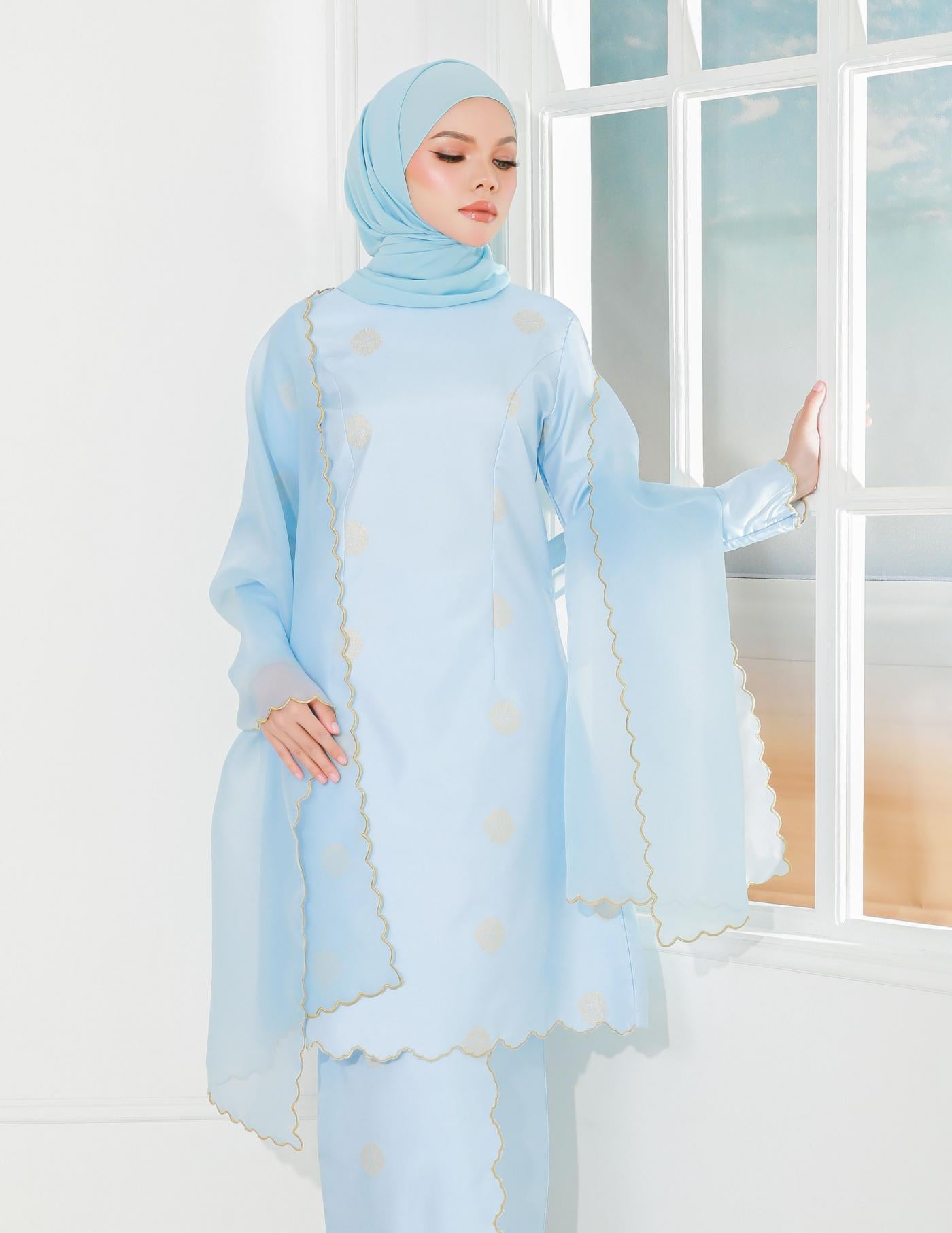 VEIL CODE A08-2118 (BABY BLUE)