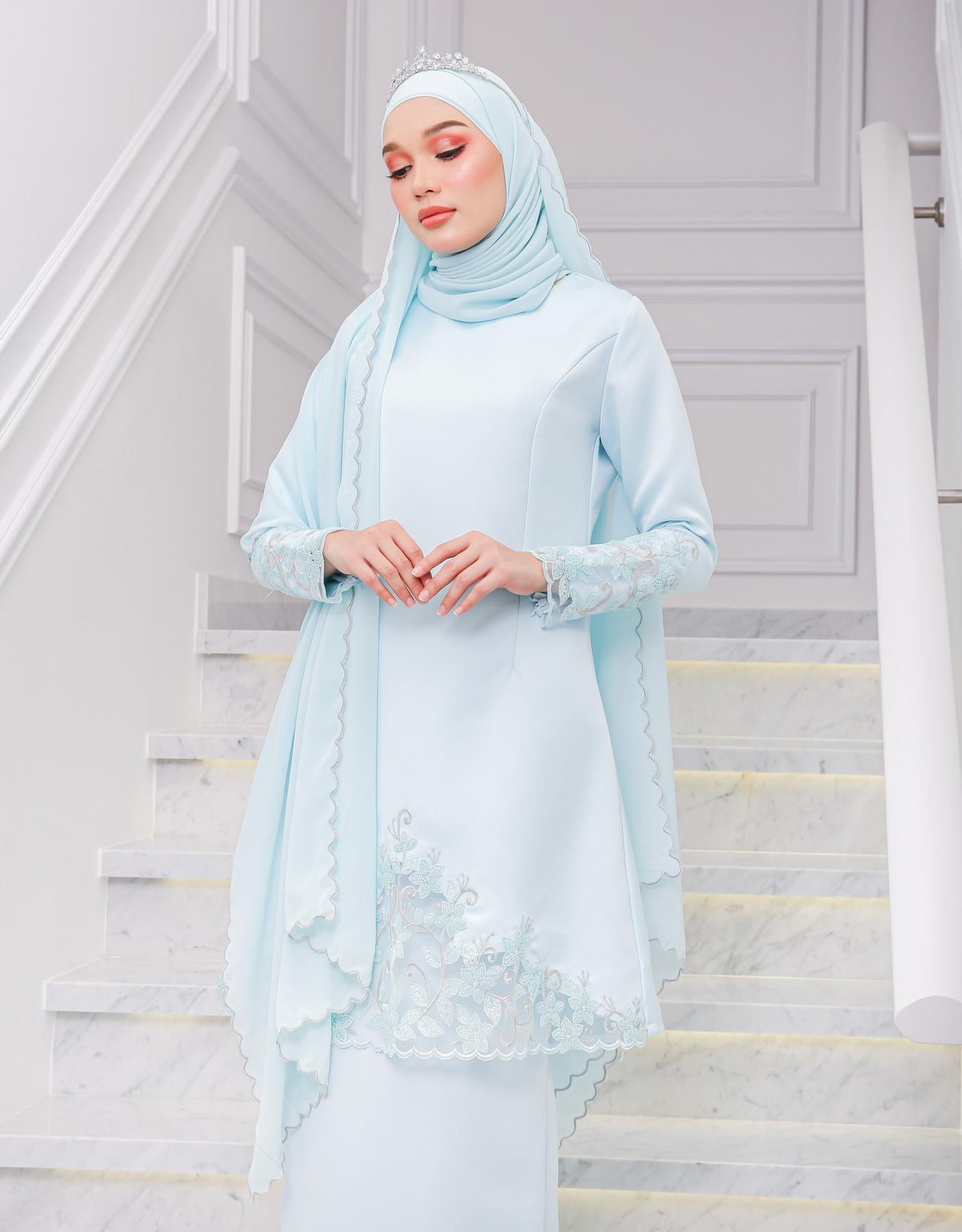 VEIL CODE A08 (AQUA BLUE) FULLY BLUE