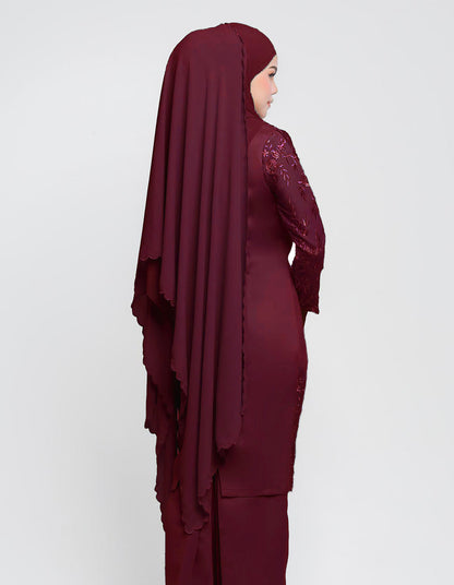 VEIL CODE A08 (BURGUNDY)