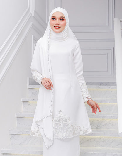 VEIL CODE A08 (OFF WHITE SILVER)