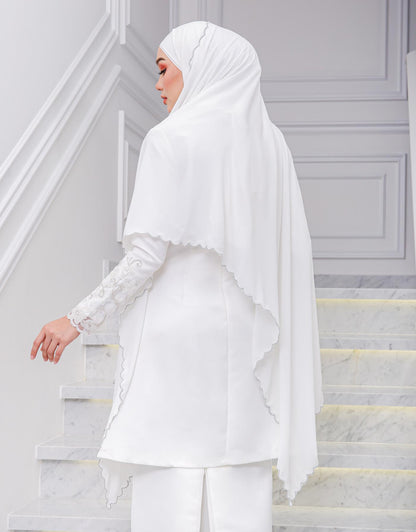 VEIL CODE A08 (OFF WHITE SILVER)