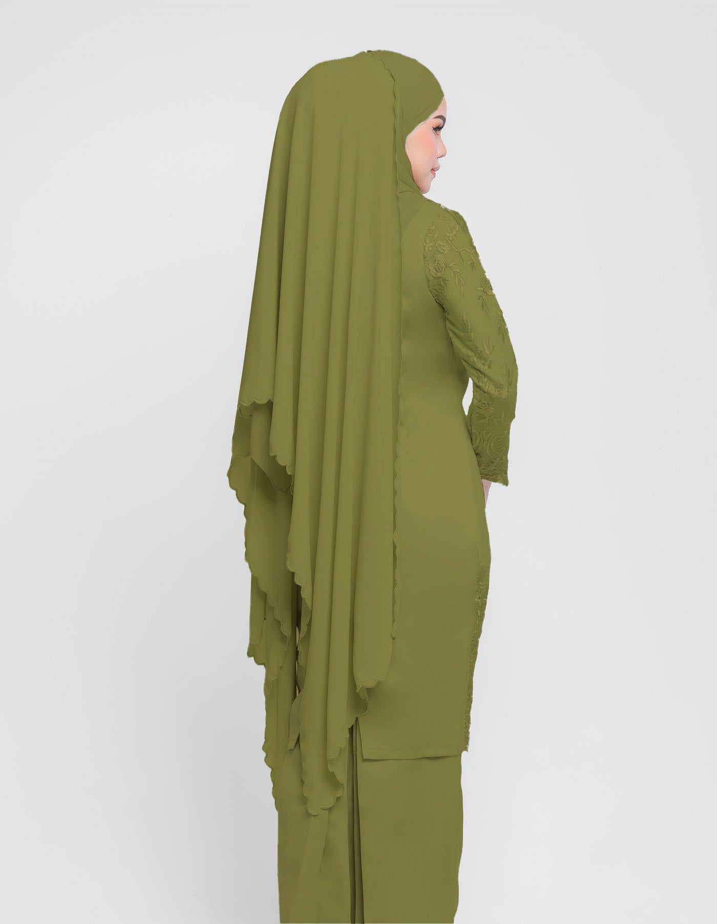 VEIL CODE A08 (OLIVE )