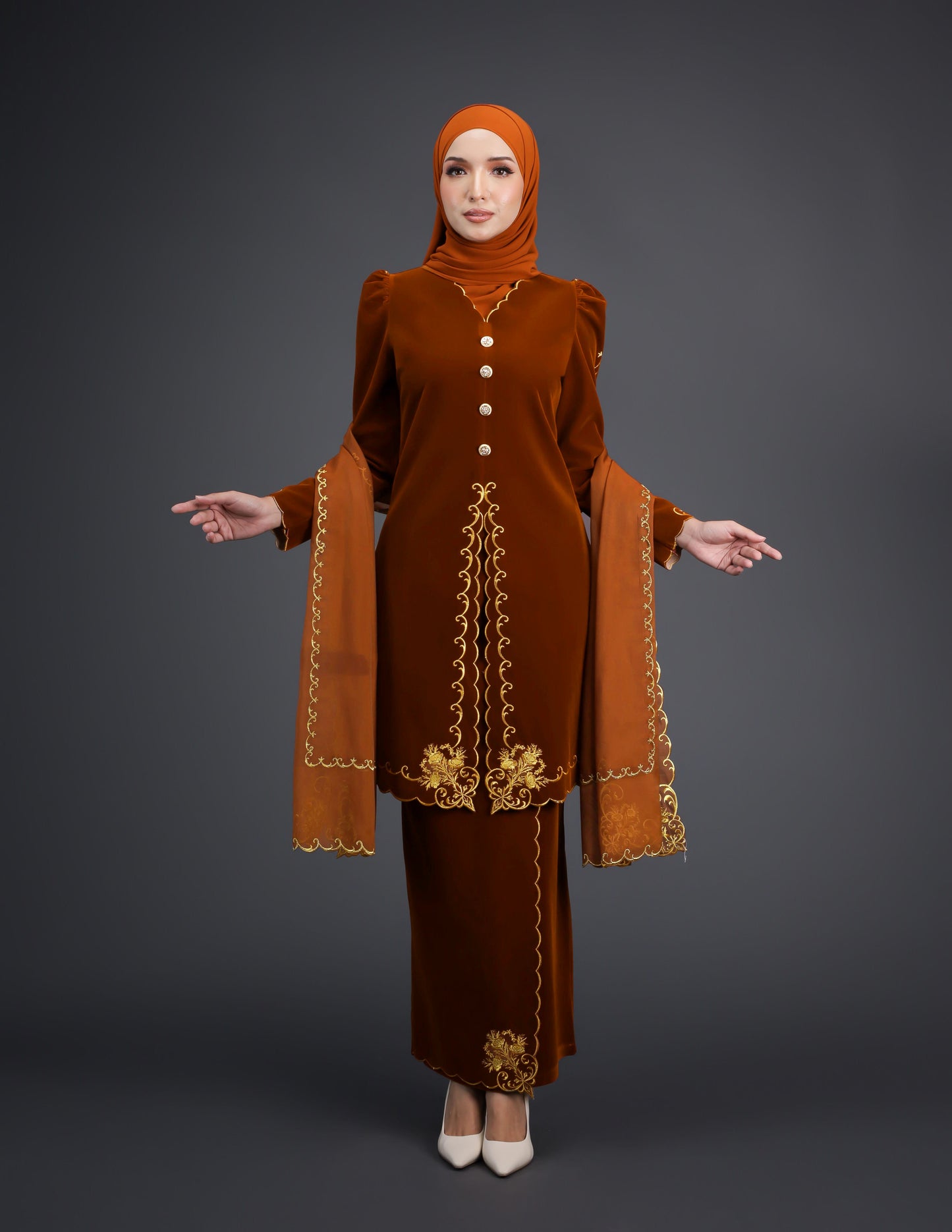 VEIL CODE A2236 (BRICK ORANGE)