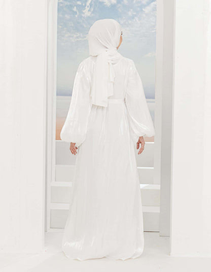 WADINA ABAYA (OFF WHITE)