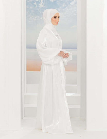 WADINA ABAYA (OFF WHITE)