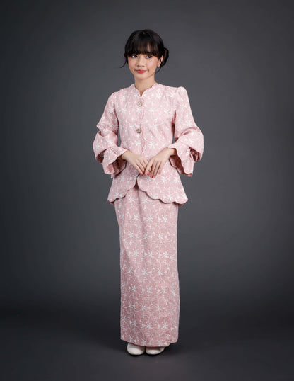 WARDIYA KURUNG KIDS (DUSTY PINK)