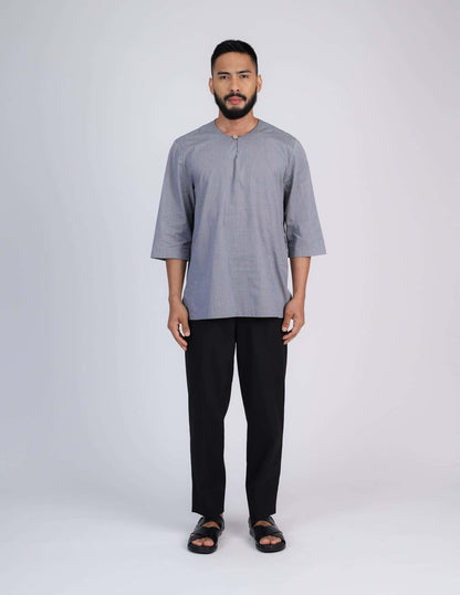 ZAFAR KURTA (BLACK)