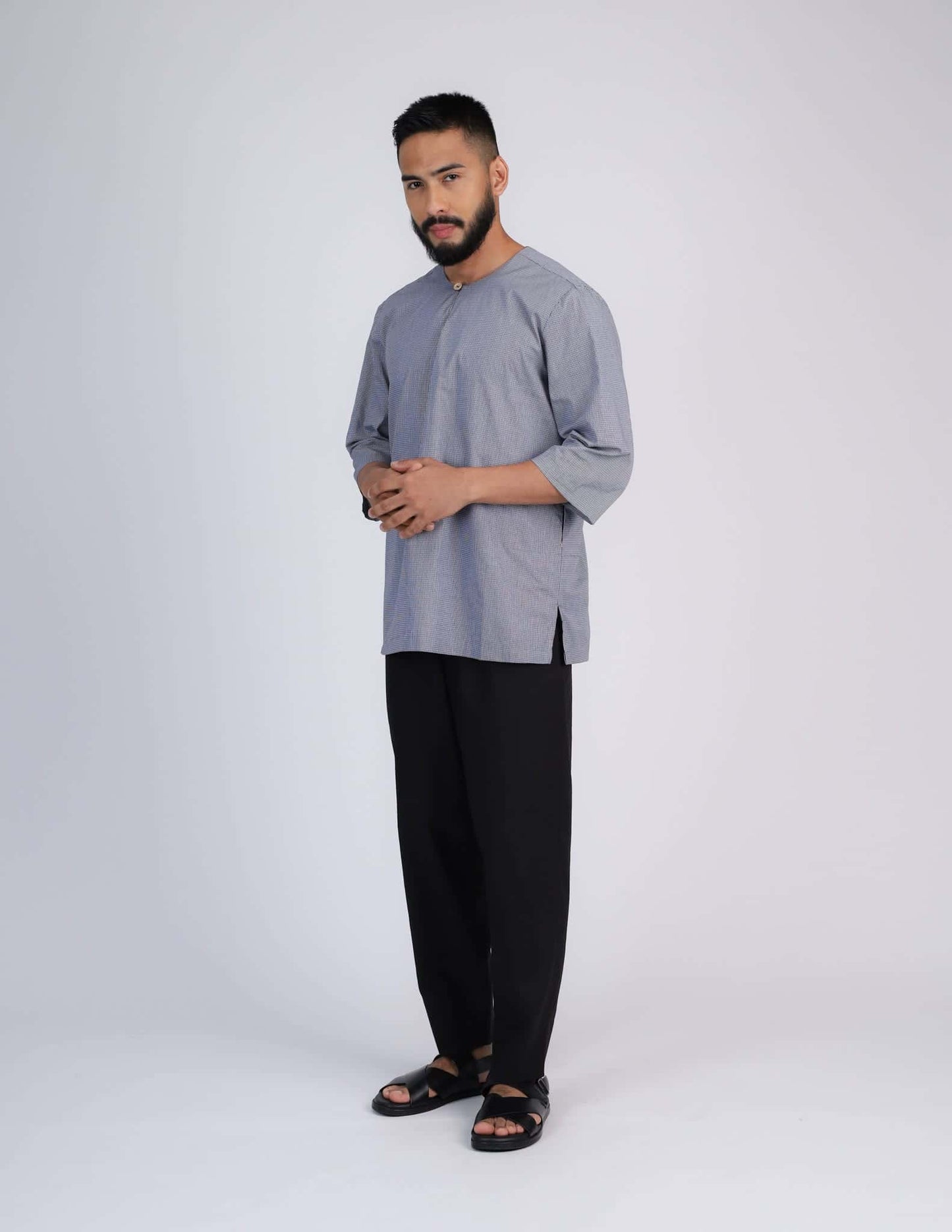 ZAFAR KURTA (BLACK)