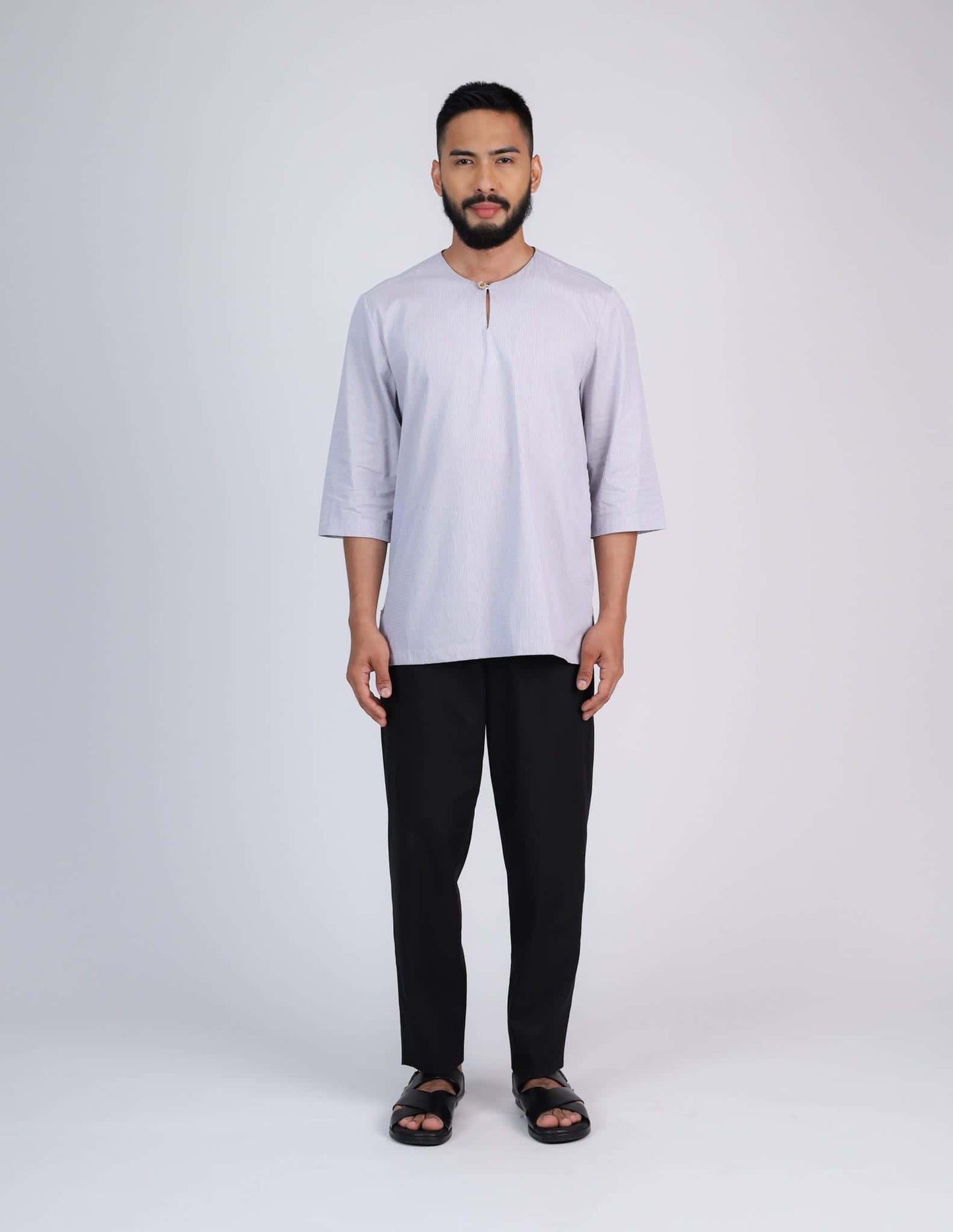 ZAFAR KURTA (GREY)